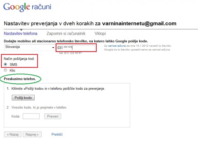 Korak 3