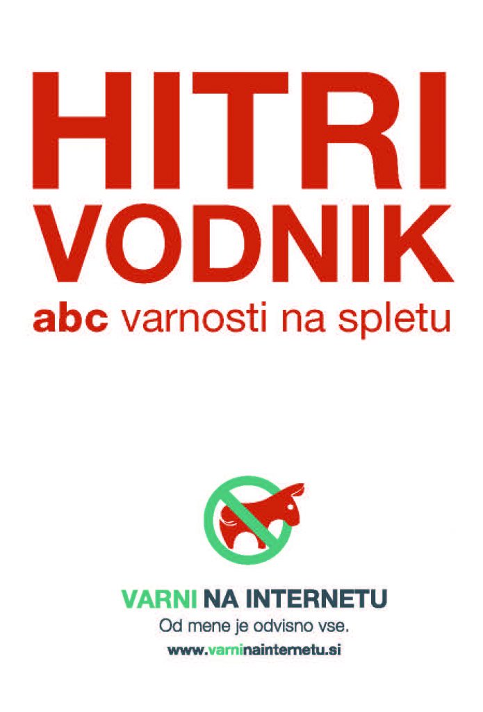 Naslovnica "Hitri vodnik ABC varnosti na spletu"