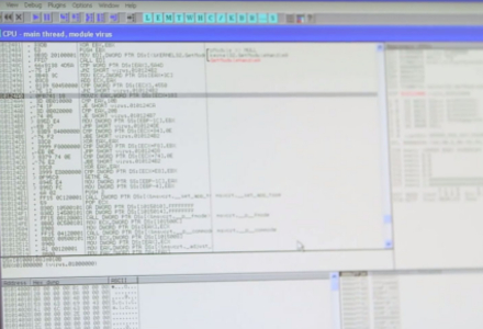 Posnetek zaslona, ki prikazuje kodo