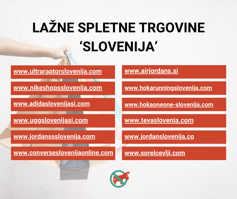 Seznam lažnih spletnih trgovin 'Slovenija'