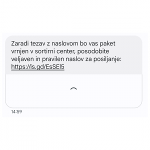 pošta smishing