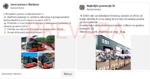 Oglasi, ki vodijo v prevaro s skrito naročnino.