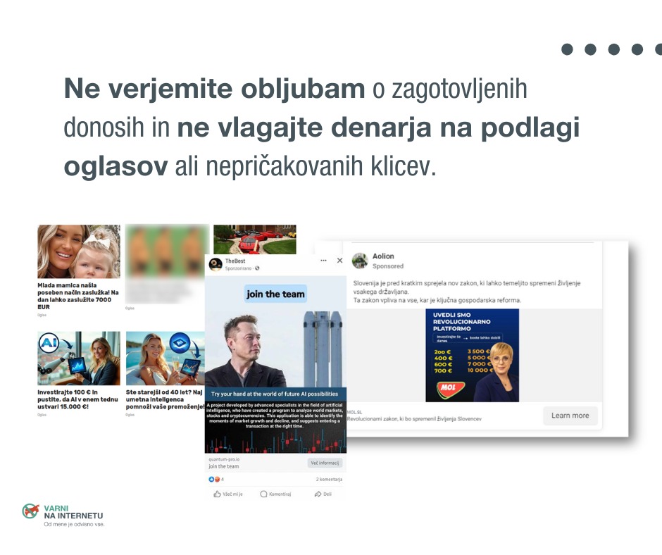 Ne nasedajte velikim obljubam.